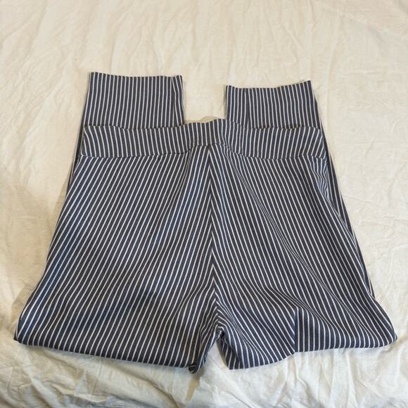Van Heusen Blue and White Pull on Stretch Dress Pants with Pinstripe Pattern 16 - Picture 12 of 14